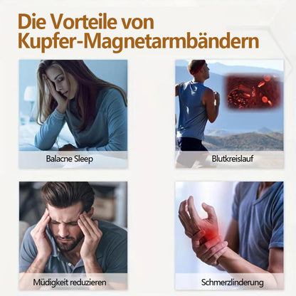 Kupfer-Magnetarmband – Lindert Müdigkeit und fördert die Durchblutung