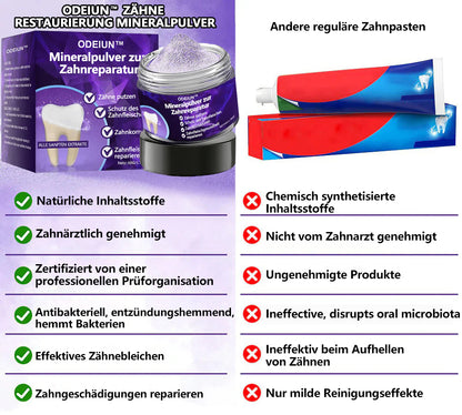 Blitzangebot 😍 – Nicht verpassen! – ODEIUN™ Mineralpulver zur Zahnreparatur 🦷 (von der BZÄK empfohlen) 👩‍⚕️