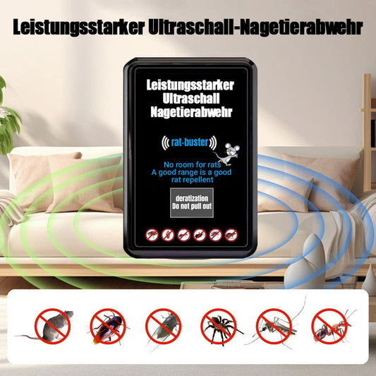 ⏳Begrenzte Zeit 50% Rabatt💥Leistungsstarkes Plug-In-Ultraschall-Nagetierabwehrmittel