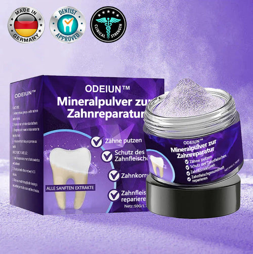 Blitzangebot 😍 – Nicht verpassen! – ODEIUN™ Mineralpulver zur Zahnreparatur 🦷 (von der BZÄK empfohlen) 👩‍⚕️