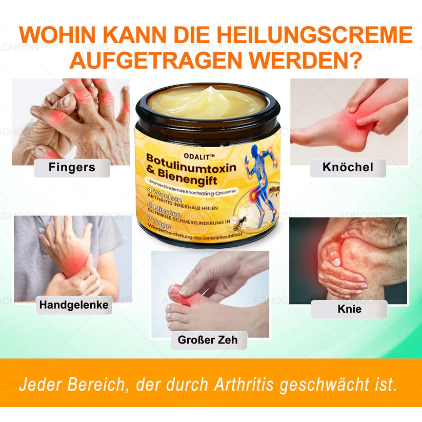 🎁Blitzangebot - ODALIT™ Botulinumtoxin & Bienengift Schmerzlindernde Knochenheilcreme🐝💎
