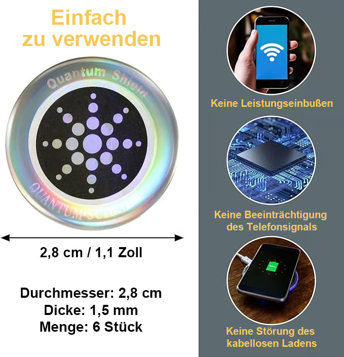 Letzter Tag – 49 % Rabatt! 🛡️ Schnapp dir dein EMF Quantum Shield jetzt!