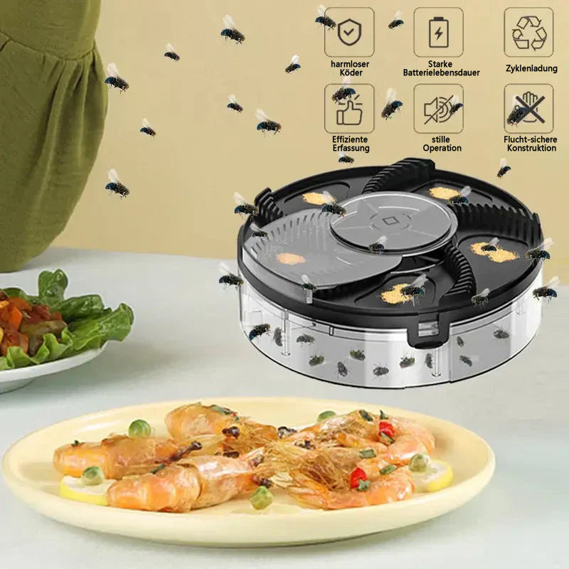 🪰🗑️ Automatische Fliegenfalle für Zuhause – Die effektive Lösung gegen Fliegen im Haus und im Restaurant!