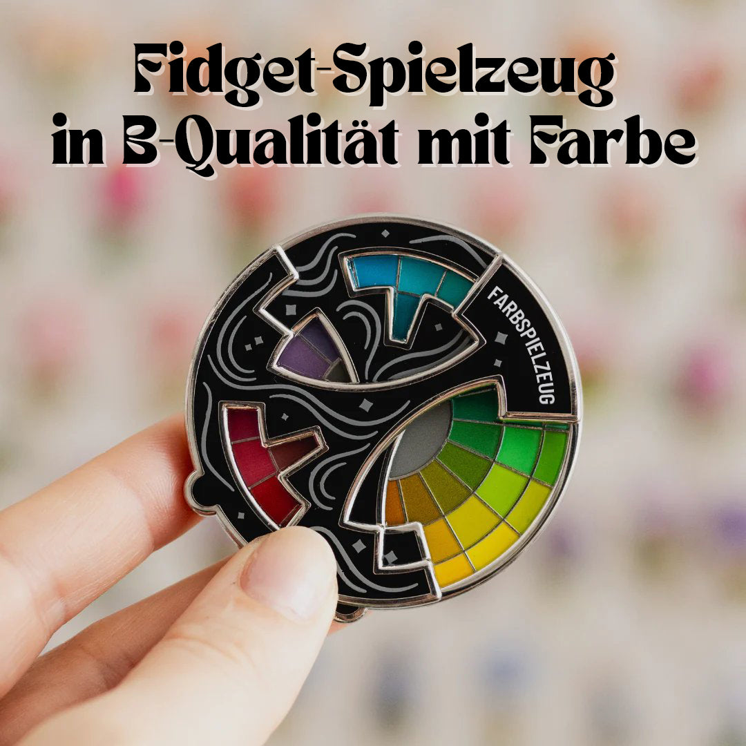 🔥Letzter Tag: KAUFE 2 ERHALTE 1 GRATIS – 🌈Farbenfroher Fidget-Emaille-Pin (✨Ein Rad mit 20 Farbtönen)