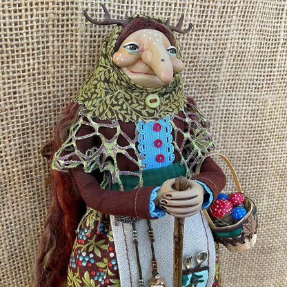 🔥 Handmade Kitchen Witch Doll🎁