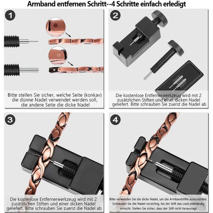 Kupfer-Magnetarmband – Lindert Müdigkeit und fördert die Durchblutung