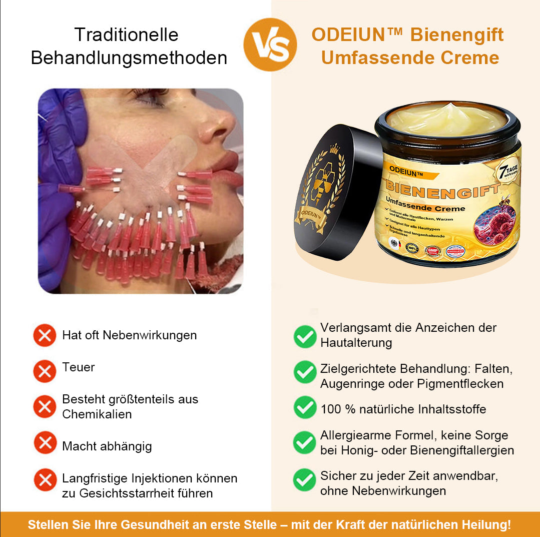In Deutschland hergestellt und versendet ✨ ODEIUN™ Bienengift-Komplexcreme 🔥 LETZTER TAG: 80 % RABATT