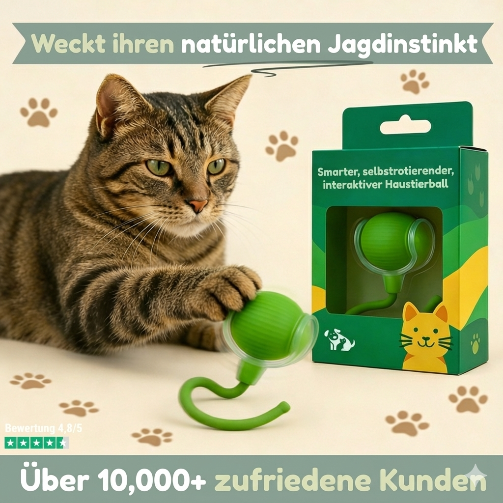 🔥 Letzter Tag: 49 % RABATT 🐾 Smarter, selbstrotierender interaktiver Haustierball