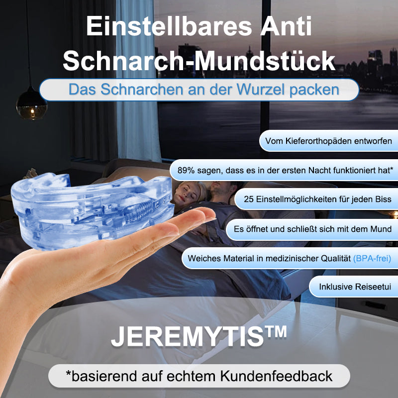 Verstellbares Anti-Schnarch-Mundstück