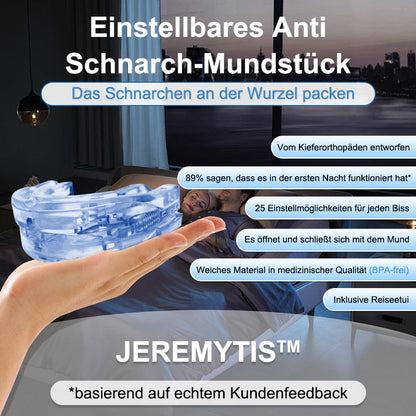 Verstellbares Anti-Schnarch-Mundstück